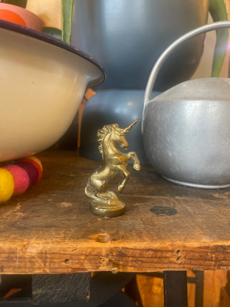 Vintage Brass Unicorn