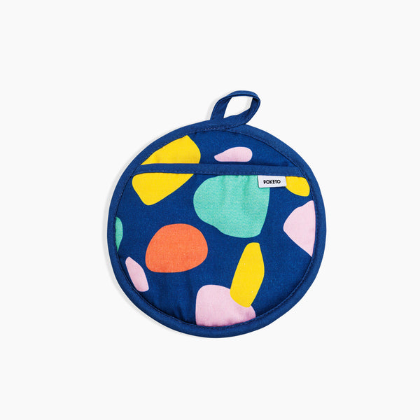 Blue Terrazzo Potholder