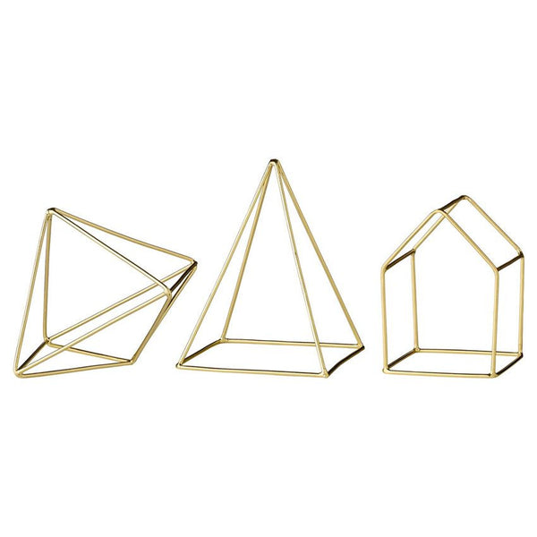 Brass & Iron Decorative Geometric Shapes