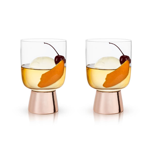 Copper Footed Tumblers