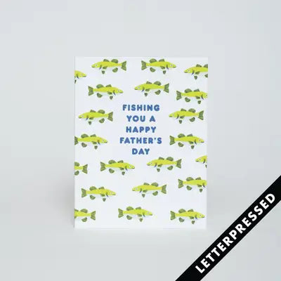 Fishing You Happy Father's Day Card