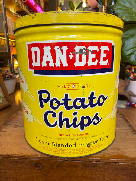 Vintage Potato Chip Canister