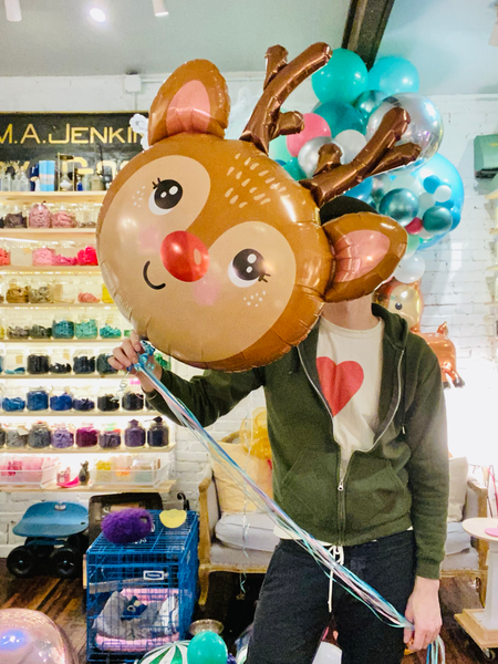 35" Rudolph the Red-Nose Reindeer Balloon
