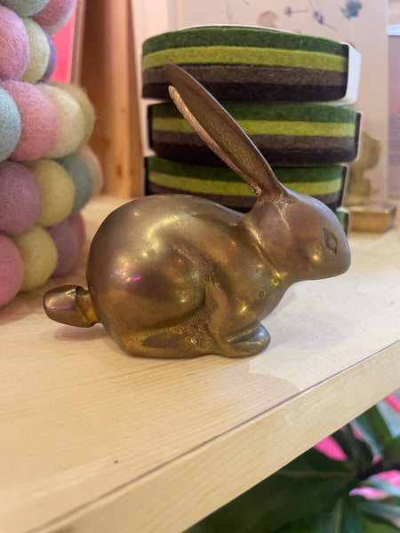 Vintage Brass Rabbit
