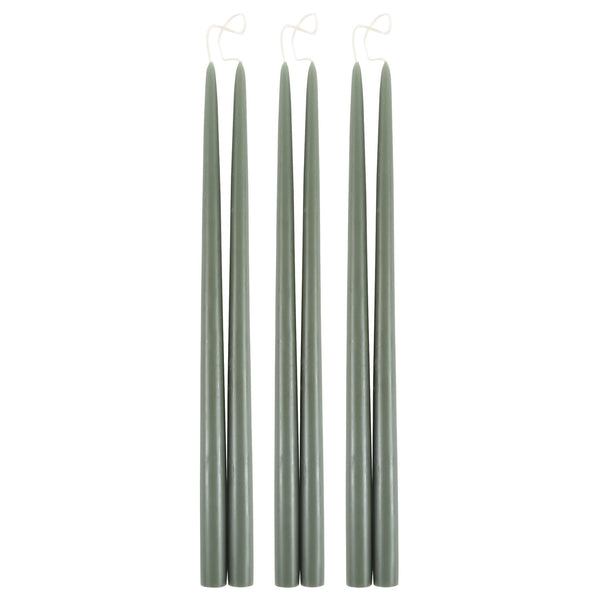 18 in Taper Candles in Moss