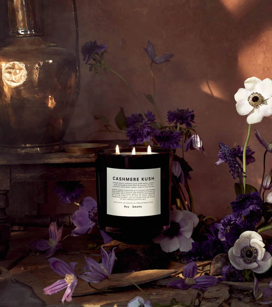Magnum Size Cashmere Kush Candle by Boy Smells