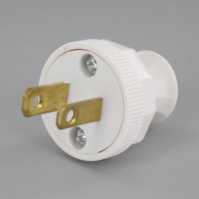 Polarized Lamp Plug with Screw Terminal Connection
