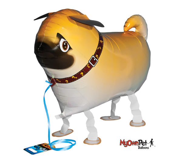 18" Pug Pet Balloon