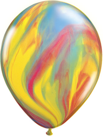 11" Rainbow Superagate Balloon