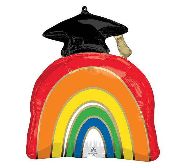 23" Rainbow Grad Balloon