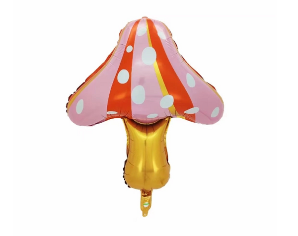 Pink Mushroom Foil Balloon