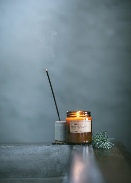 Teakwood & Tobacco Soy Candle from P.F. Candle Co.