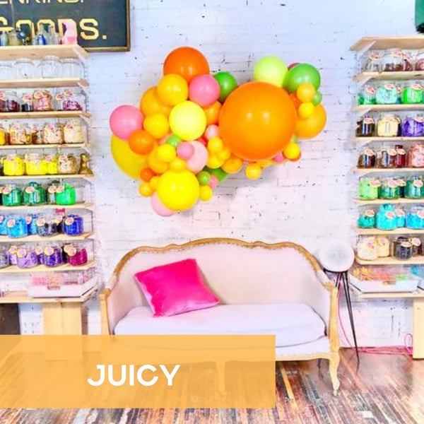 'Juicy' Organic Balloon Burst ✨