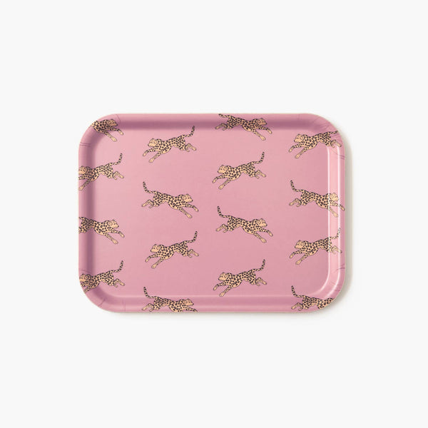 Yellow Leopard Serving Tray by BLU KAT