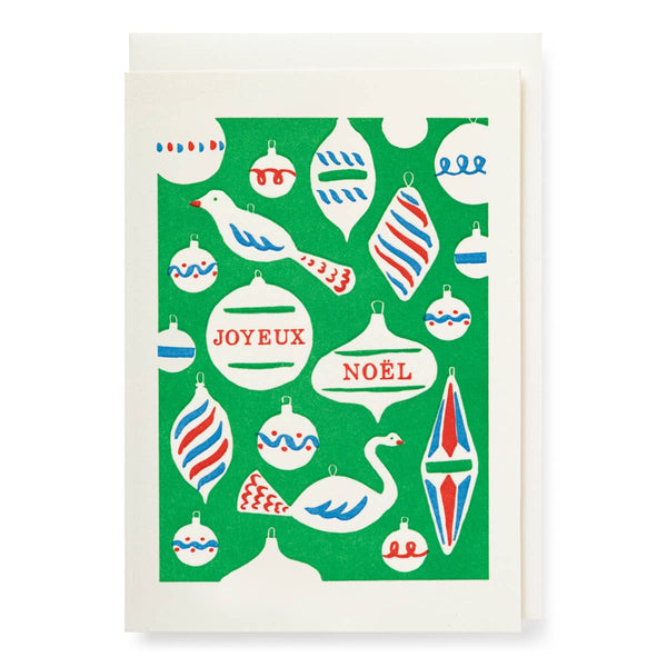 Joyeux Noel Greeting Card