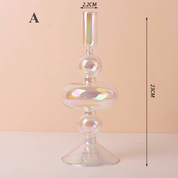Borosilicate Nordic Glass Candle Holder/ Vase (More Styles)