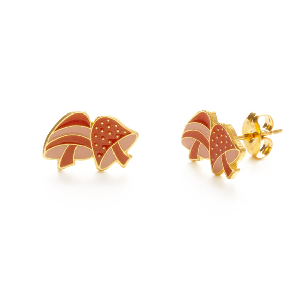 70's Shroom Stud Earrings 🍄 (more colors)