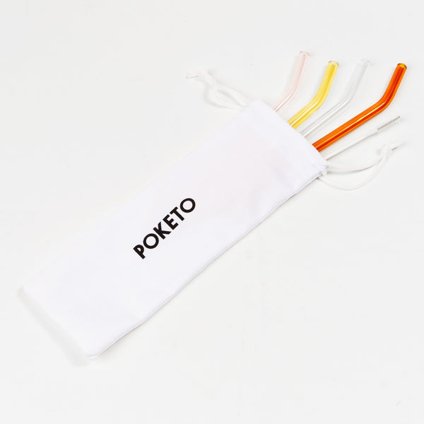 Glass Straw Set- Warm