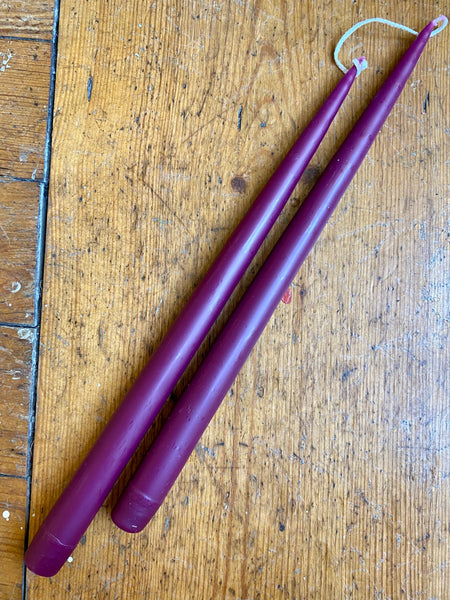 13" Hand Dipped Taper Candles by Danica Design