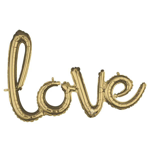"Love" 31" Script Balloon
