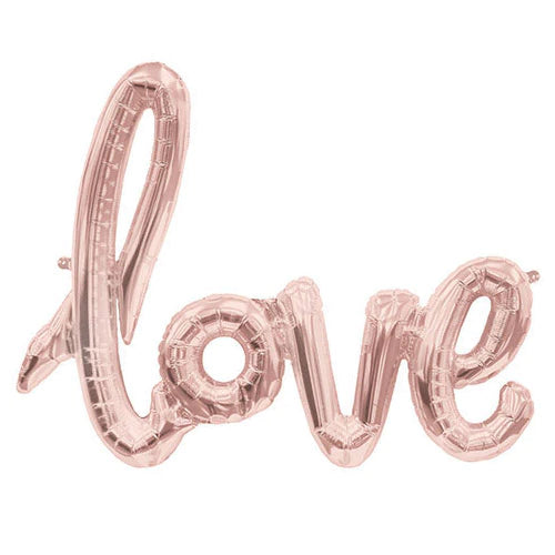 "Love" 47" Script Balloon