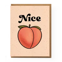 Nice Butt Peach Card