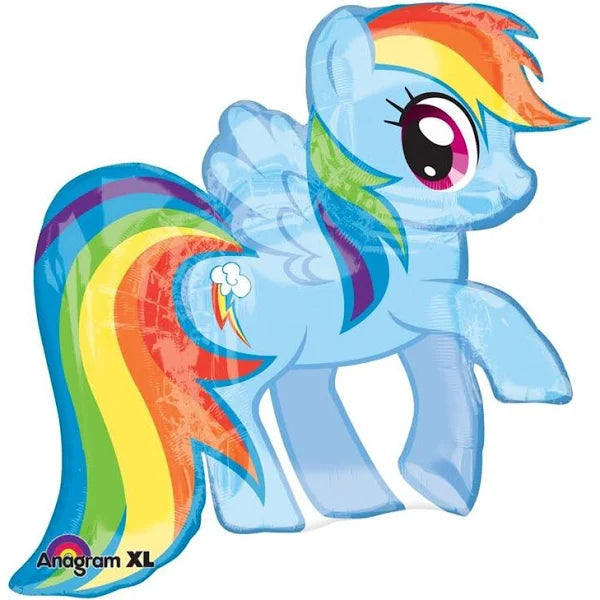 28" My Little Pony Rainbow Balloon