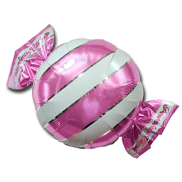 18" Peppermint Candy Striped Wrapper - Pink (more colors)