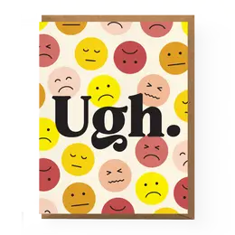 Ugh Sympathy Card