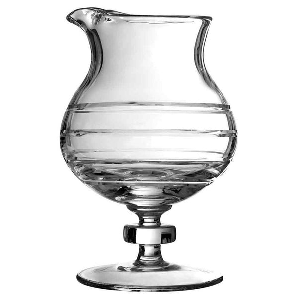 Coley Stemmed Mixing Glass with Banded Details