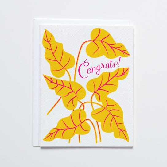 Yellow Leaf Congrats